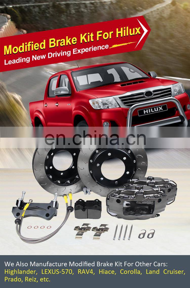 IFOB car auto 17 inch front wheel Modified Brake for HILUX 2011- 2015- brake caliper F40 4 pistons ST-01