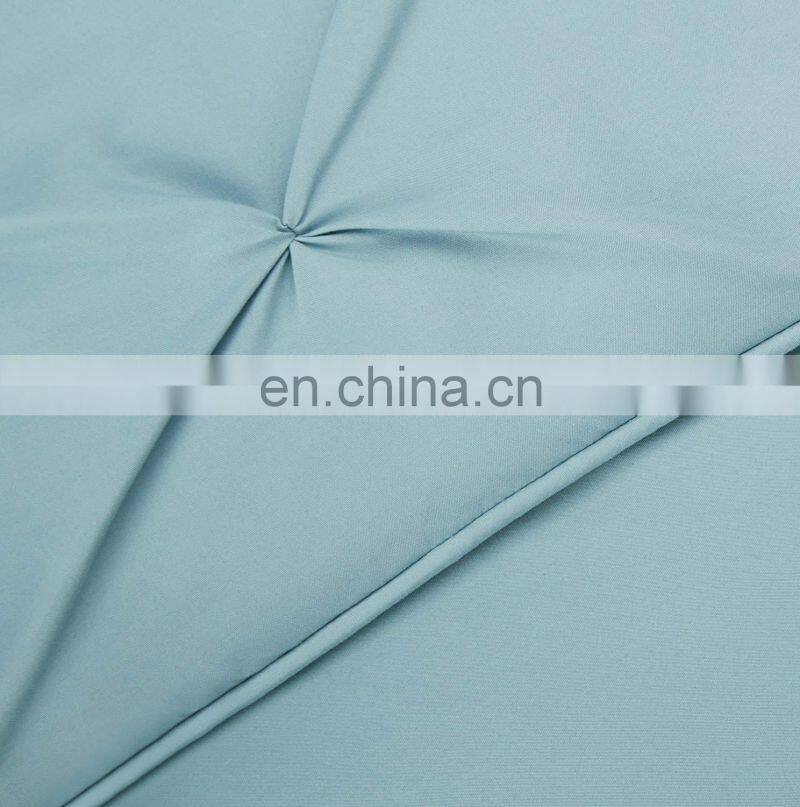 New Fashion Blue bed sheet bedding set 100% polyester for living room