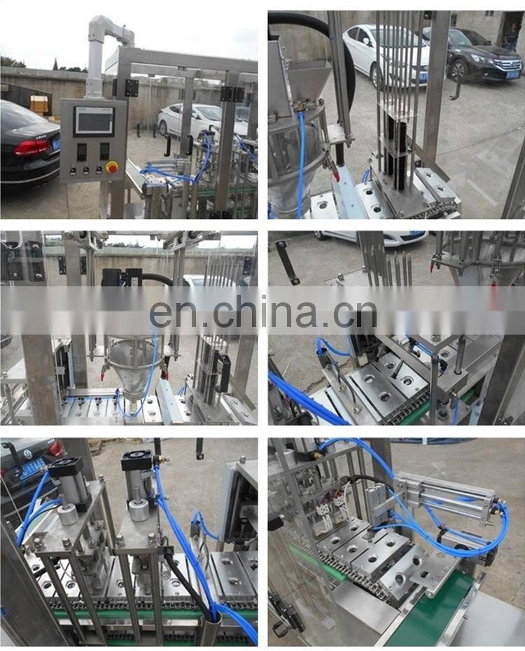 Automatic plastic cup sealing machine,coffee capsule filling and packing machinery