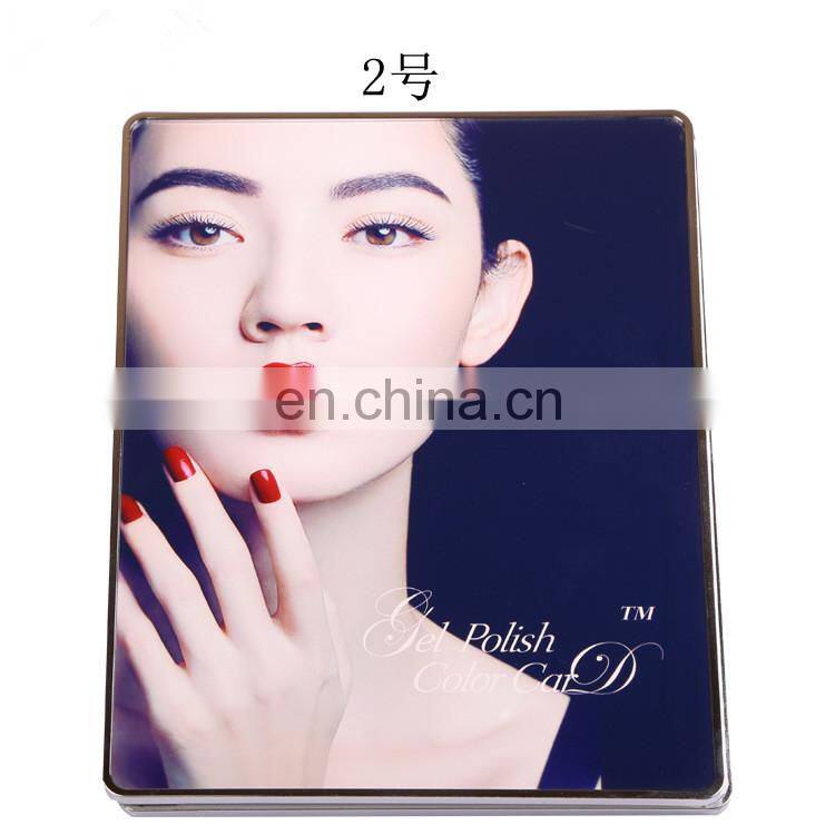 3 Styles Professional 120 Colors Acrylic Nail Gel Polish Display Card Book Color Board Chart Nail Art Salon Manicure Tools