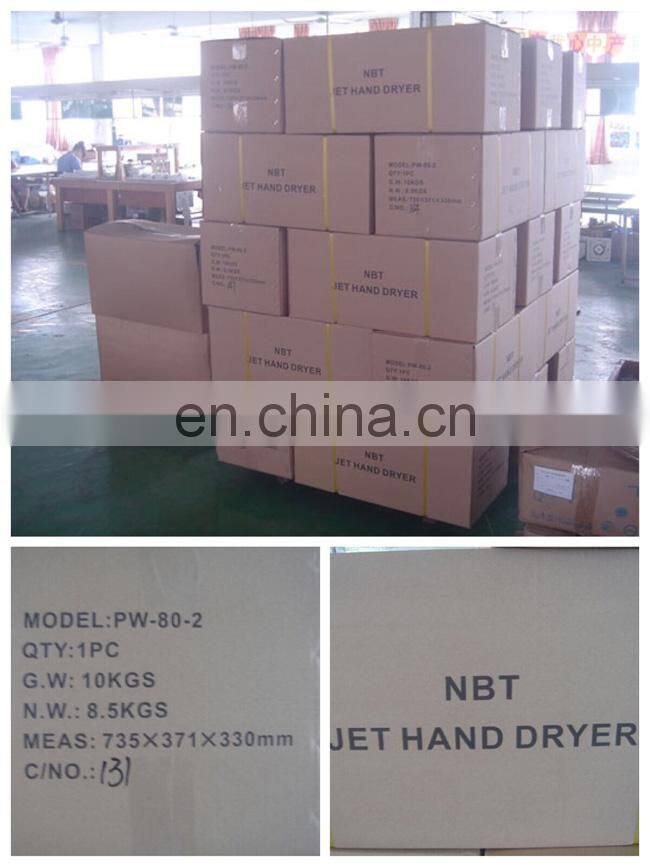 HEPA filter high speed jet airblade hand dryer