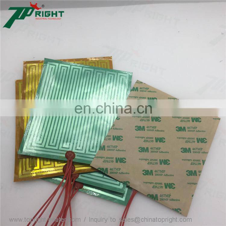 12V Polyimide Flexible Transparent Membrane Thermo Foil Heater Heating Film