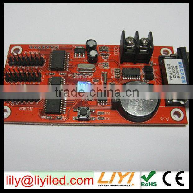 control card p10 sexy vedio full color stage led display/CE approved led control card with different color
