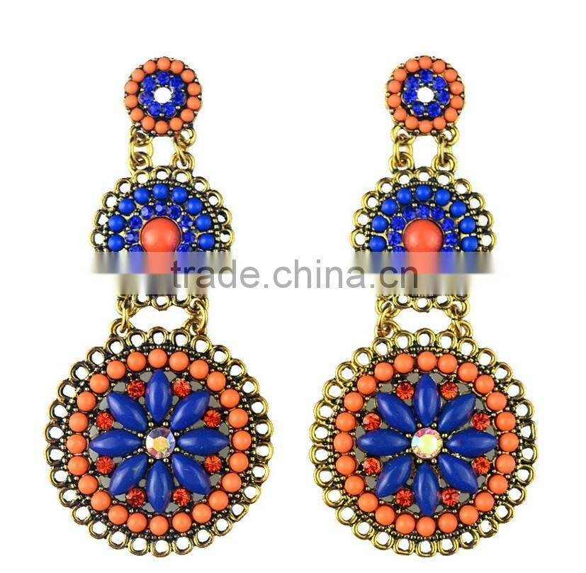 gold earring designs Jewelry Pedants factory china Arete para dije colgante para mujer