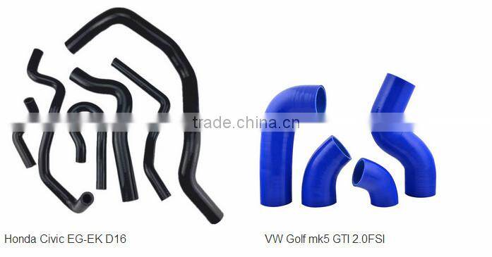 factory price custom size logo service connector silicone hose