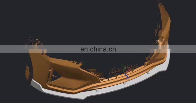 car  auto parts  ABS  front  lip and  rear  diffuser  bumper protection  for  Hyundai ELantra  2019 +