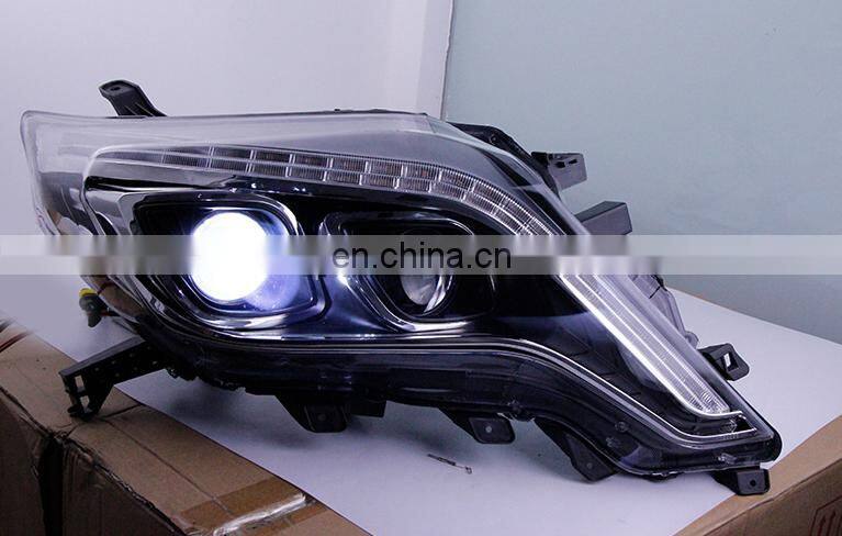 For Prado 2014-2016 Modify LED Headlight with Double Optical Lens