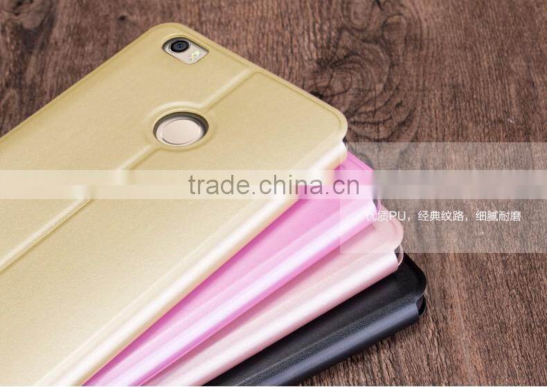 MOFi Original Celulares Housing for Xiaomi Mi Max, Mobile Phone Blank Leather Flip Cover Case for Xiaomi Max