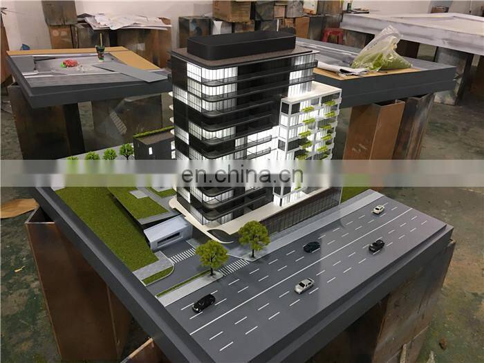 Acrylic scale building maquette , model making company in China