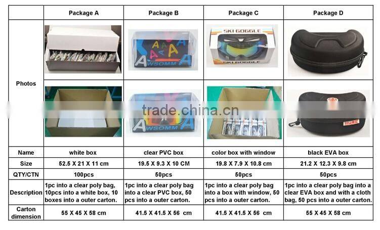 Latest scratch mirrored colorful motocross goggles with CE certified