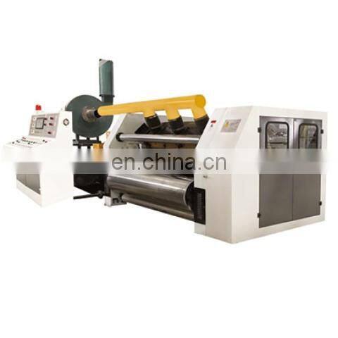 Corrugated cardboard making single facer machine