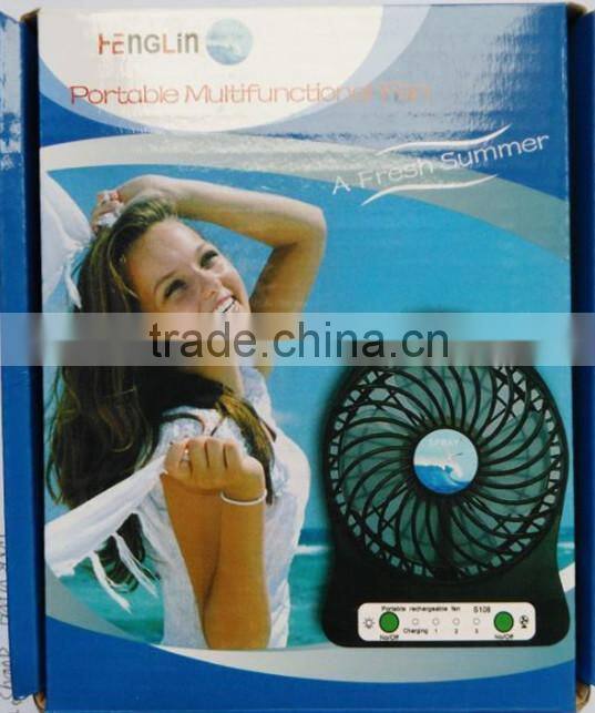 China Rechargeable Fan 4 /6 inch USB Mini Fan Manufacturer Portable Fan Rechargable