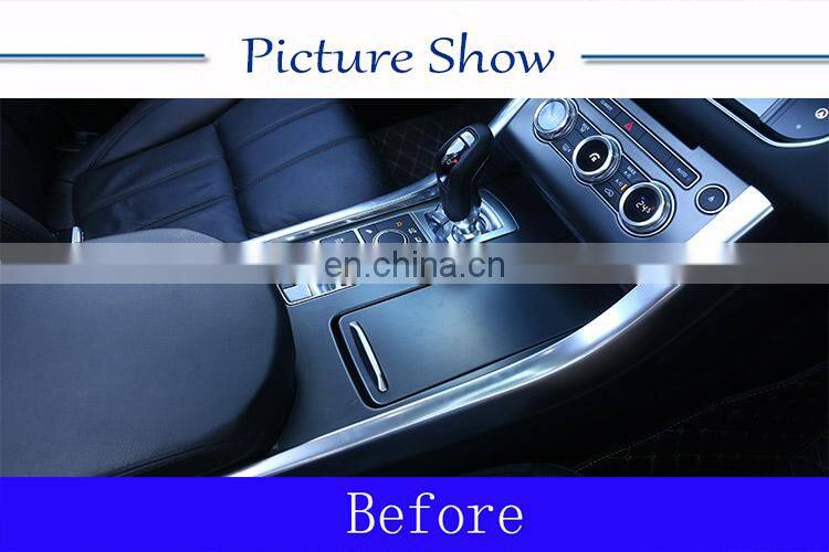 New!! Red Ash Wood Style For Land rover Range Sport RR ABS Plastic Center Console Cover Trim Car Accessory