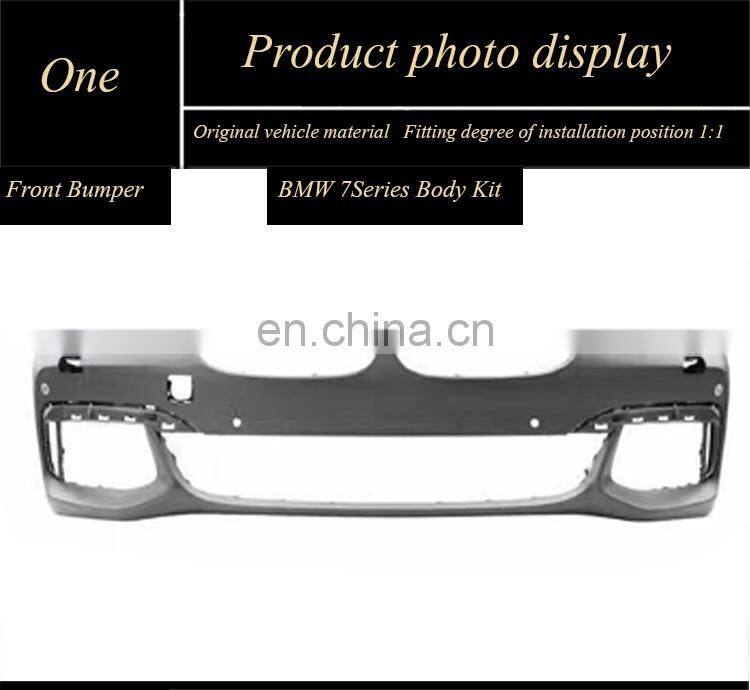 Runde Modified 760M Style PP Material Body Kit For 2016-In BMW 7 Series G11 G12 Front Bumper Rear Bumper Side Skirt Exhaust
