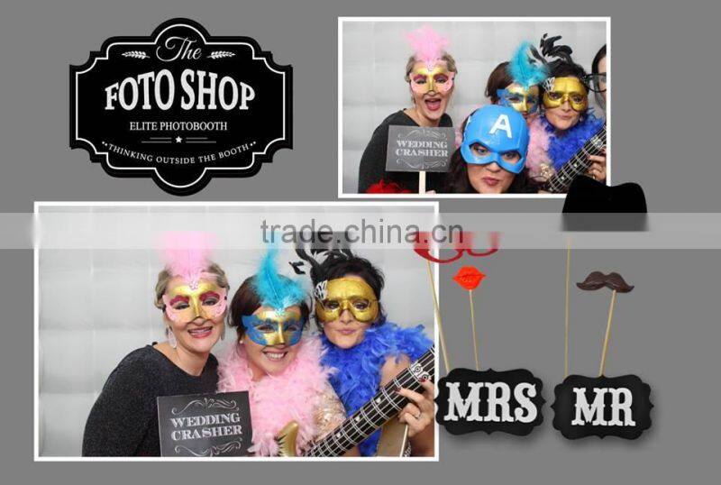 Advertising Digital Photo Print Kiosk Multi Touch Screen Photobooth