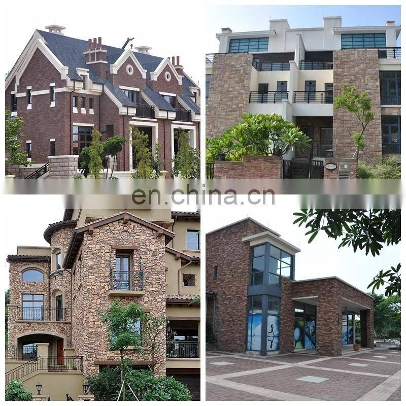 outdoor black wall false slate stone panels 3d black wall tiles for cladding