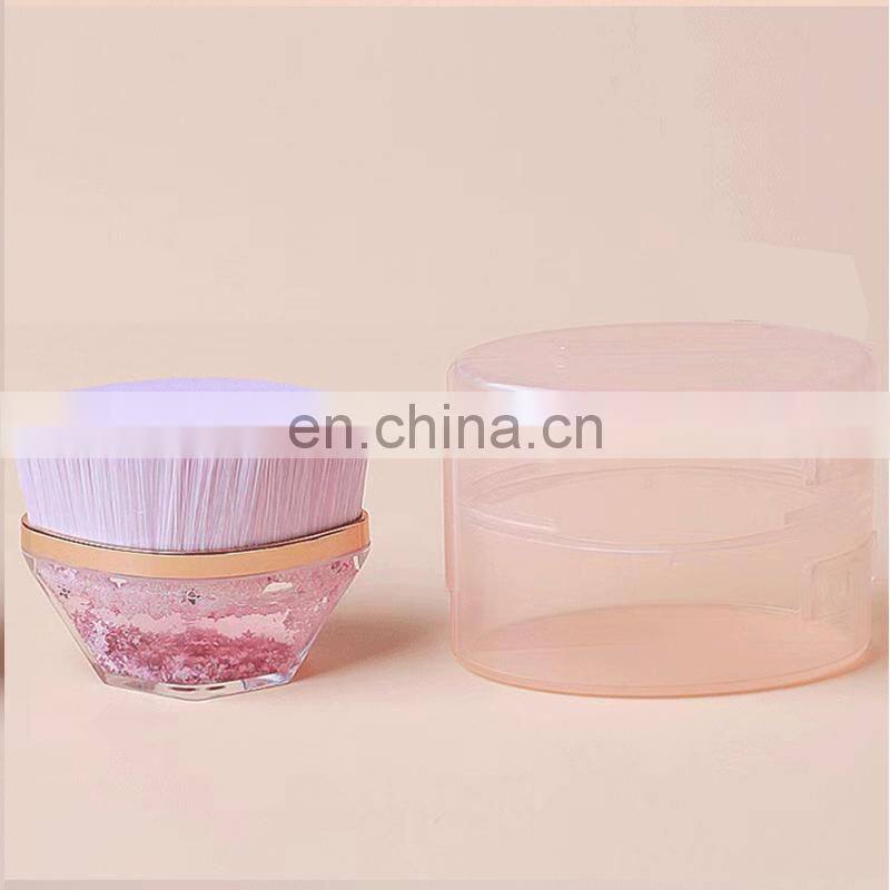 Portable Cosmetic Brush 55 Magic Makeup Hot Selling New Style Flat Foundation Brush Liquid Foundation Brush Flat Top