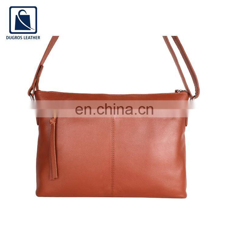Chairman Lining Material Fashion Style Genuine Leather Men Sling Bag from Indian Manufacturer