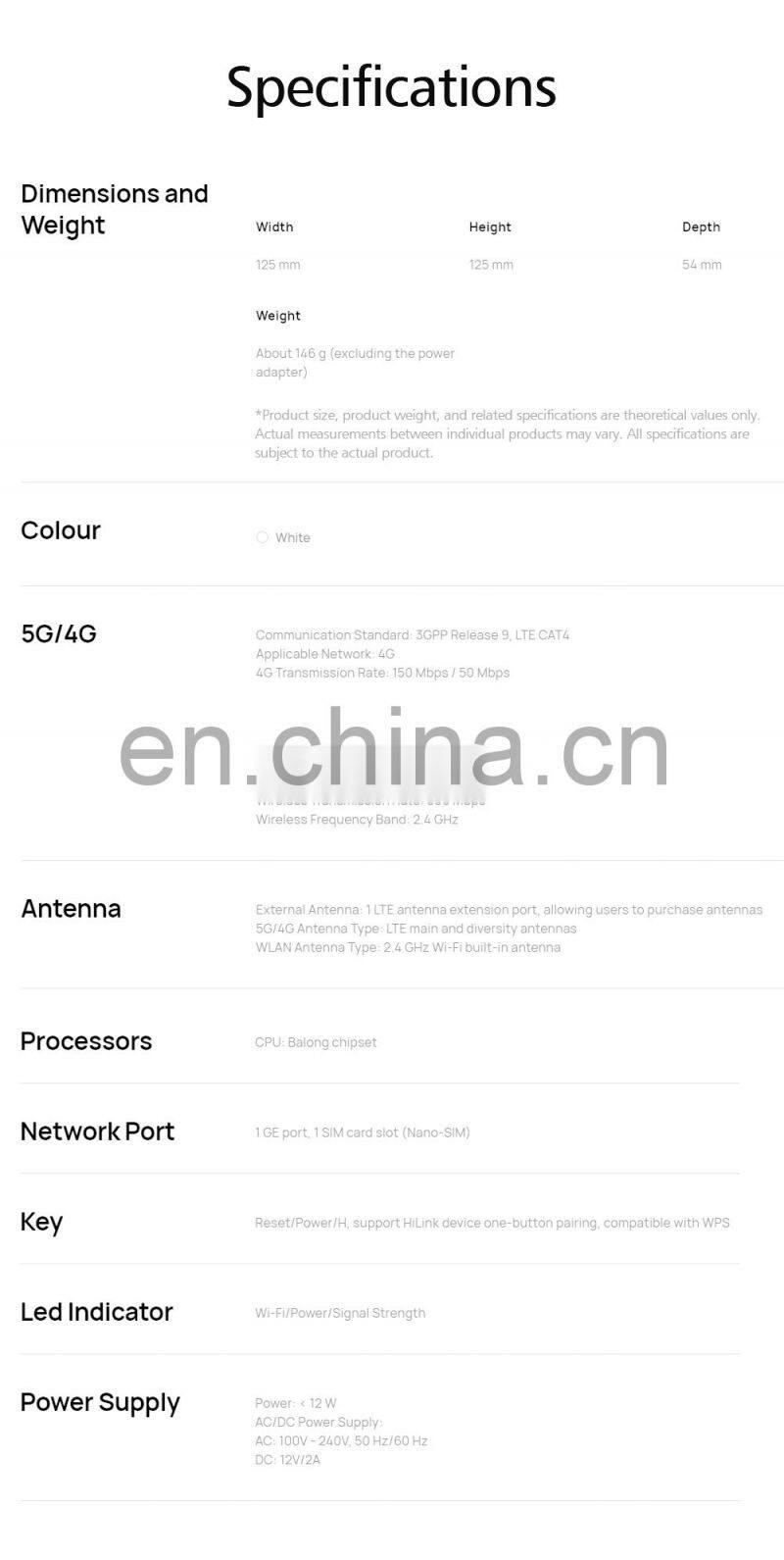 ALLINGE SDS1720 Brand New 4G B312-926 CPE WIFI 4G Wireless CPE Router Global Version Support VPN Multilanguage