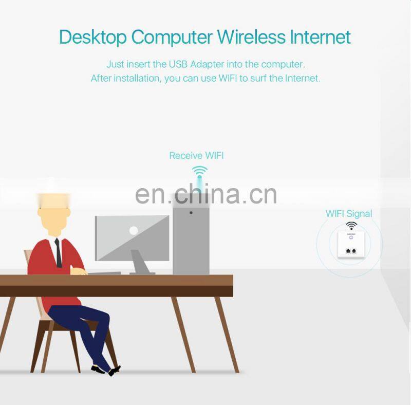 ALLINGE XYY374 Mini WIFI USB Adapter WD-4510AC USB WiFi Dongle 600Mbps wireless usb