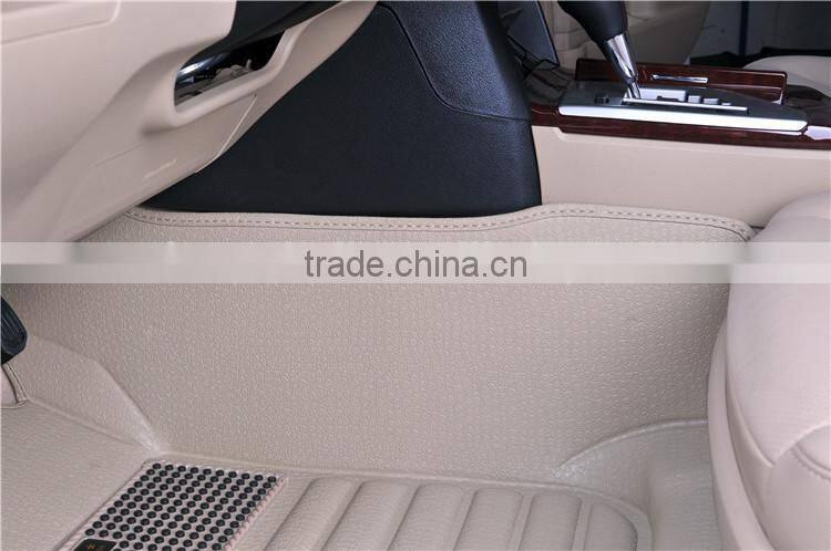 China factory popular beige car kick mat 3d car mat