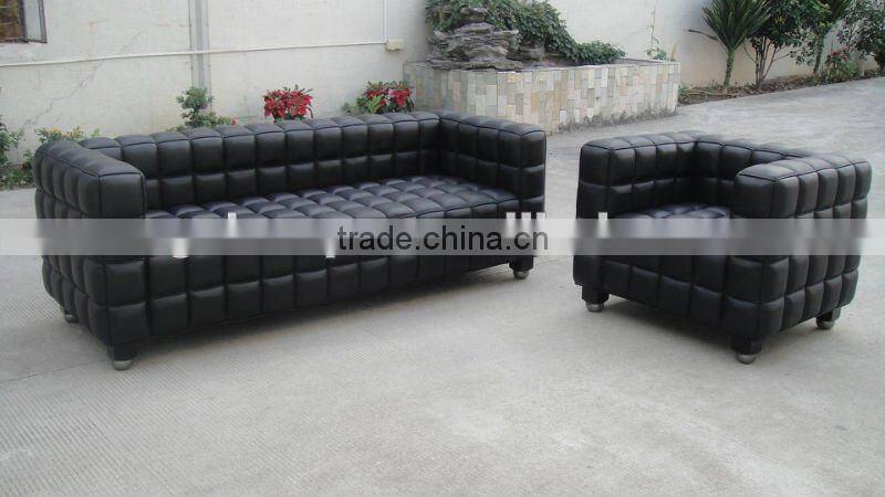 danish furniture, cowhide kubus sofa replica