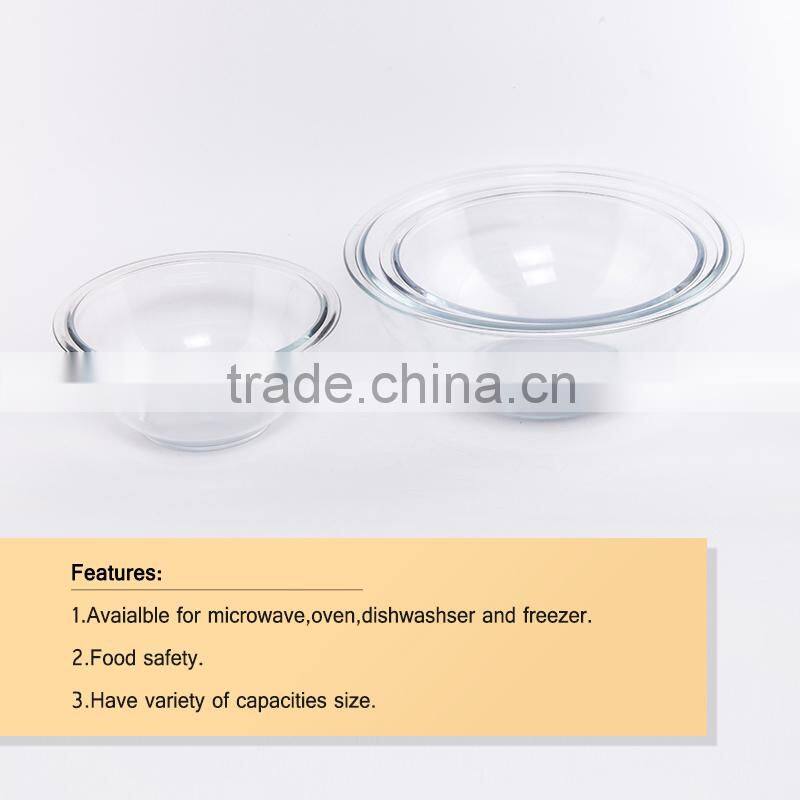 Factory outlet , Eco-Friendly round pyrex glass baking dish/glass plate