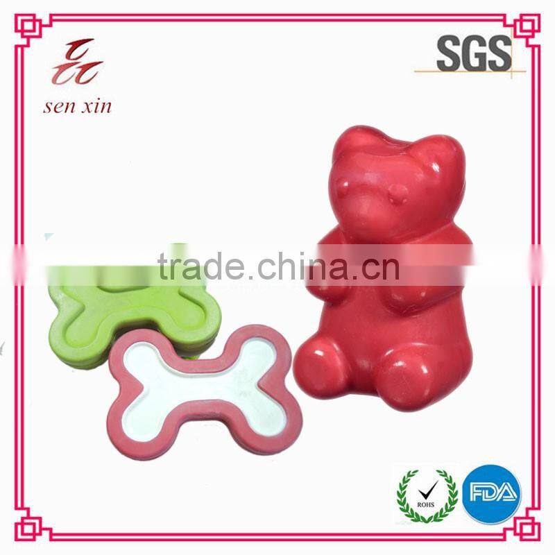 SX Nontoxic Soft Rubber Pet Toy Colorfur Chewing Rubber Toys for dog