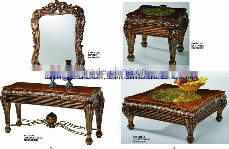 Antique Furniture Iron Mirrors Console Table Matching S-1801