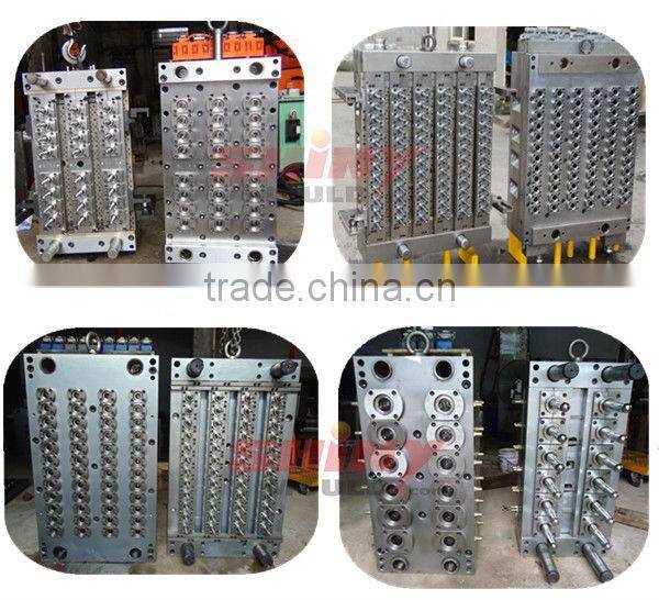 10 cavities plastic cap mould closure mould