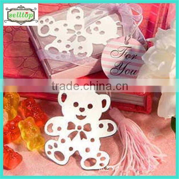 Hot sell butterfly engraved craft metal bookmarks