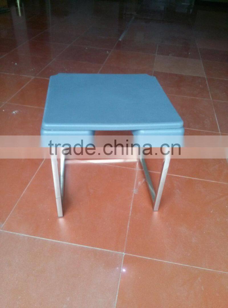 made of high-tech PU and Stainless steel Medical Shower chair,free standing