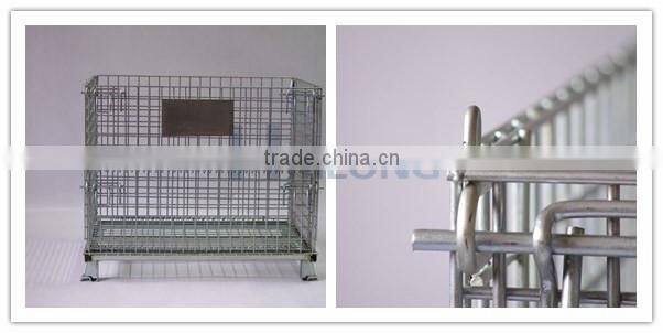 Industrial durable stackable metal container pallet