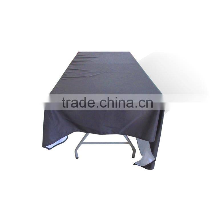 Promotional Price Customized Logo Fabri Material And 100% Polyester Fabric Type Table Cloth