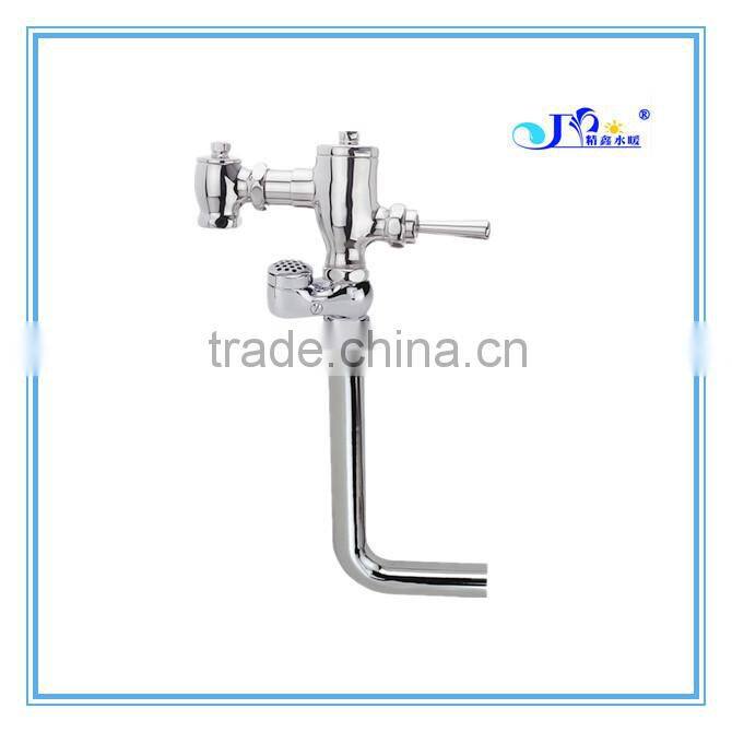 Hand control Pressure Toilet Flush valve - Chrome