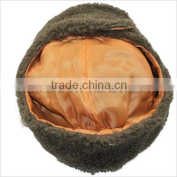 2013 latest custom design camouflage artificial winter caps and lei feng caps