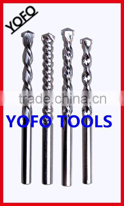 Masonry Drill Bit, Rolled, Zine Plated drill bit
