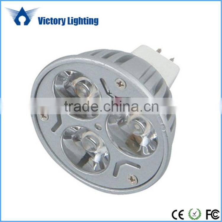 Hot Sale AC85-265V Aluminum Alloy 3w E26 Led Spot Light