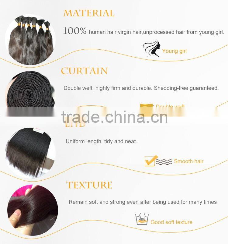 Wholesale Top quality 100% virgin human hair clip in hair extension single clip in blonde hair