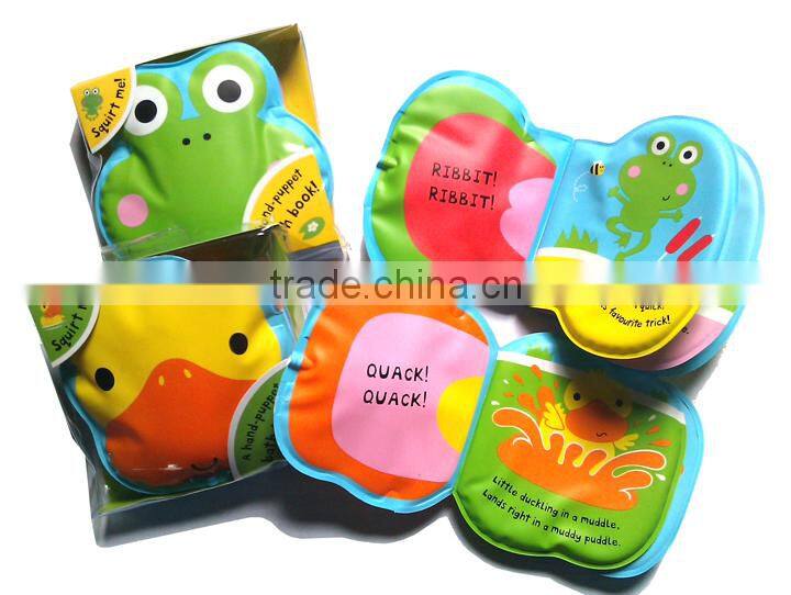 Eco-friendly material Baby bath book,Plastic baby bath book, Bath book