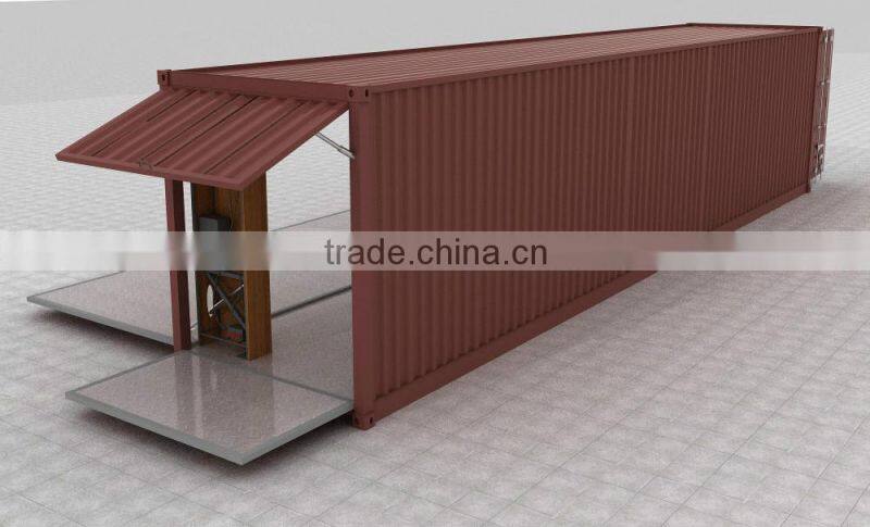 Workshop Modified through 40'HC shipping container