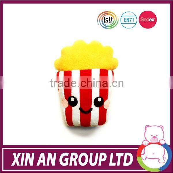 Custom high quality floppy plush food cushion