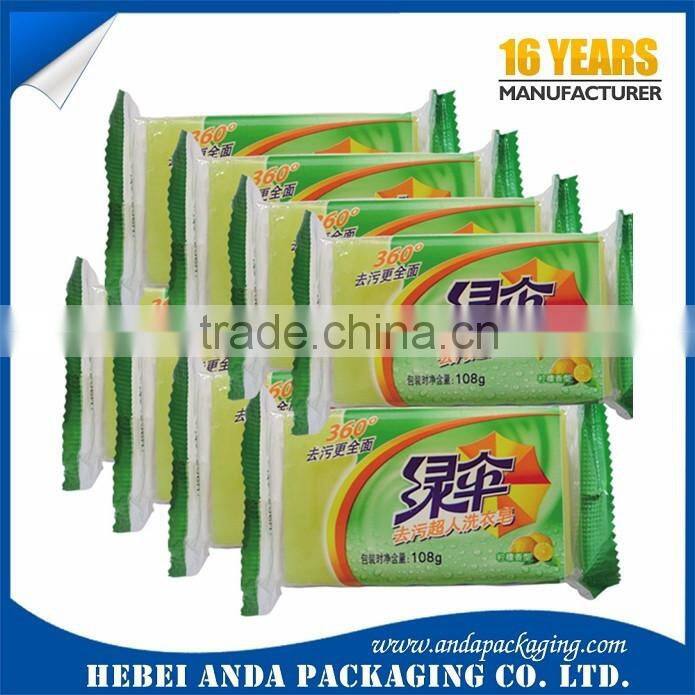 plastic bar soap packaging/detergent soap bag / soap bar wrapper