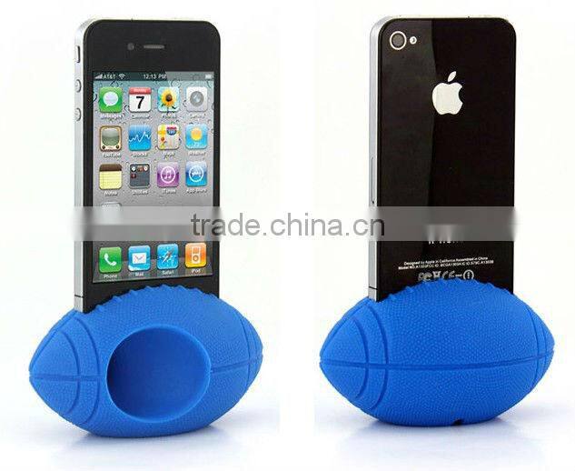 2015 New promotion gift silicone football speaker