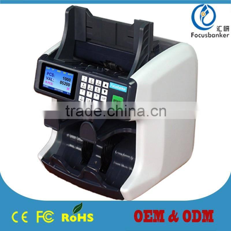 Two Pocket Bill Counter Money Sorter Machine Sorting Machine Cash Currency Counting and Automatic Note Banknote Sorter