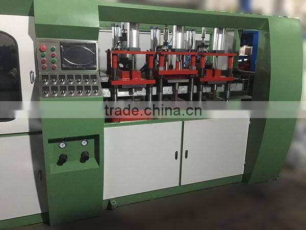 HGMF-500 China made ceramic heating servo mortor control automatic plastic cup lid making machine