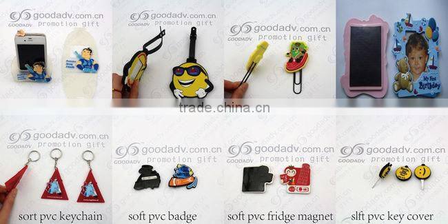 Cheap Customized PVC Name Badge Fashion Injection Rubber PVC Badges