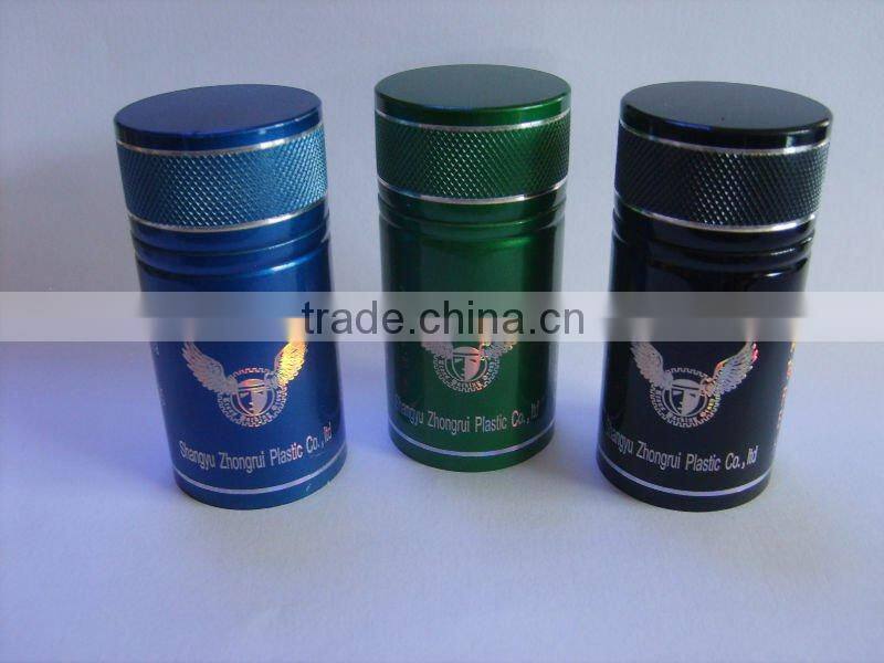 Internal-exposing Aluminum bottle cap, Screw bottle cap