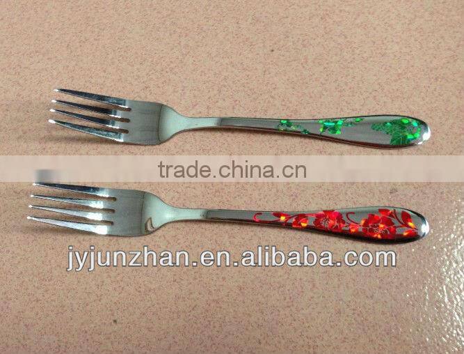 Colorful metal fork made in Jieyang factory directly /// New comming!