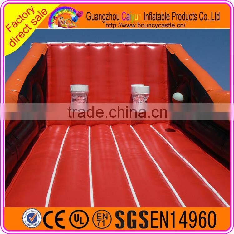 Red inflatable basketball shooting game for kids adults